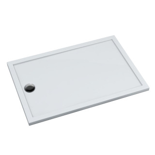 Schedline Brodzik akrylowy Sharper 90x130x4,5 cm, prostokątny z odpływem na krótszym boku, Gwarancja 7 lat
